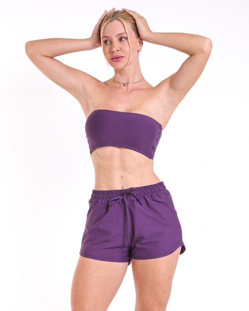 Conjunto Short Boxer Basic Light + Top Faixa