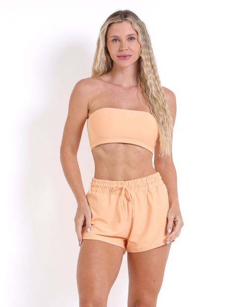 Conjunto Short Boxer Basic Light + Top Faixa