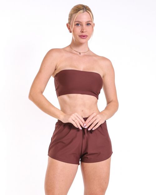 Conjunto Short Boxer Basic Light + Top Faixa