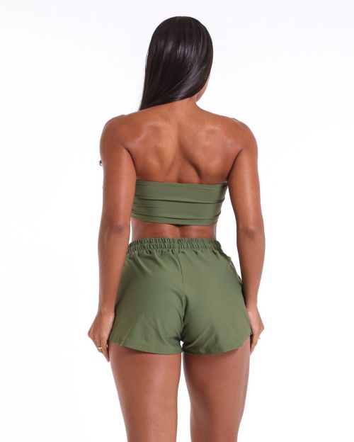 Conjunto Short Boxer Basic Light + Top Faixa