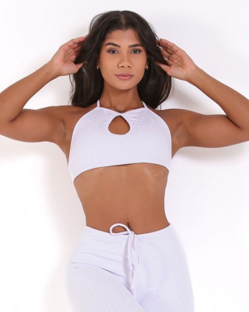 Top Erika Jacquard Poá