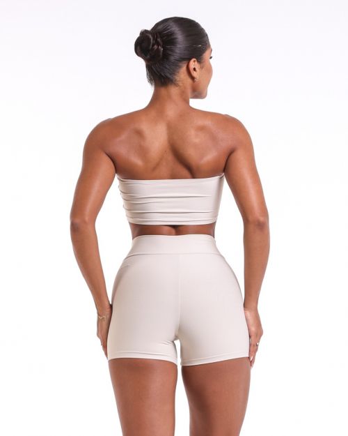 Conjunto Short Básico Cós Cruzado Light + Top Faixa