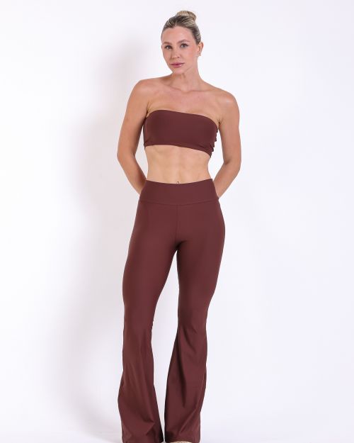 Conjunto Cal�a Flare Light + Top Faixa