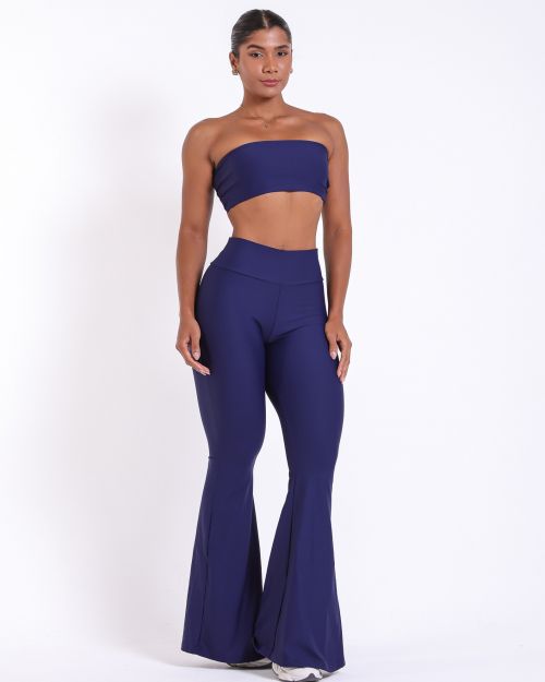 Conjunto Cal�a Flare Light + Top Faixa