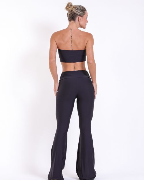 Conjunto Calça Flare Light + Top Faixa