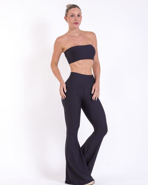 Conjunto Cal�a Flare Light + Top Faixa