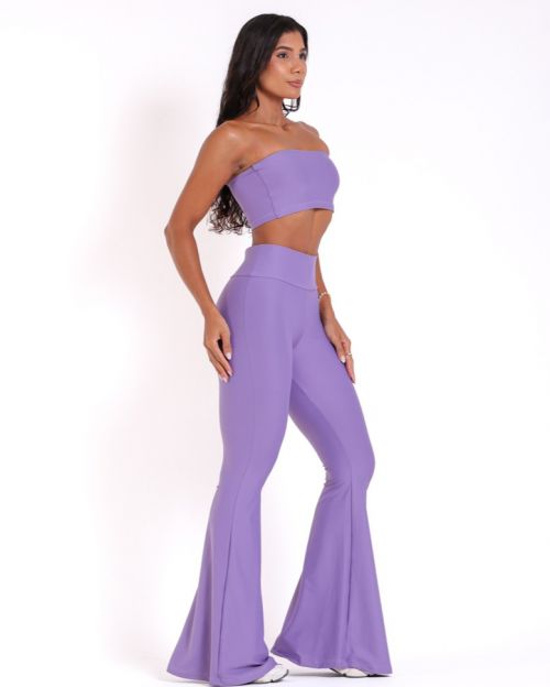 Conjunto Cal�a Flare Light + Top Faixa