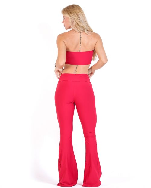 Conjunto Calça Flare Light + Top Faixa