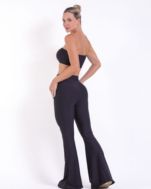 Conjunto Calça Flare Light + Top Faixa