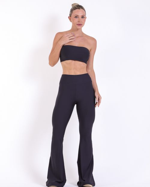Conjunto Cal�a Flare Light + Top Faixa