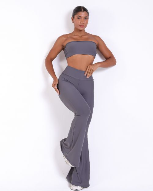 Conjunto Cal�a Flare Light + Top Faixa