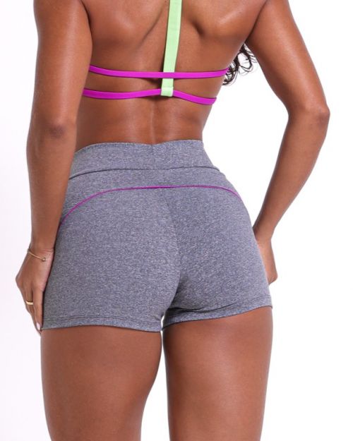 Short Duda Mescla Claro