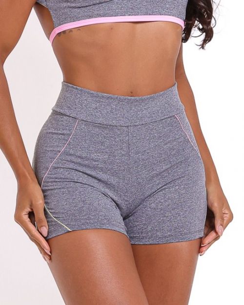 Short Duda Mescla Claro