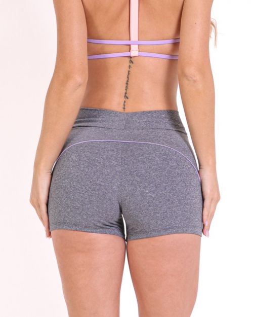 Short Duda Mescla Claro