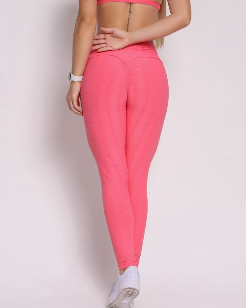 Calça Legging Empina Textura Ondas