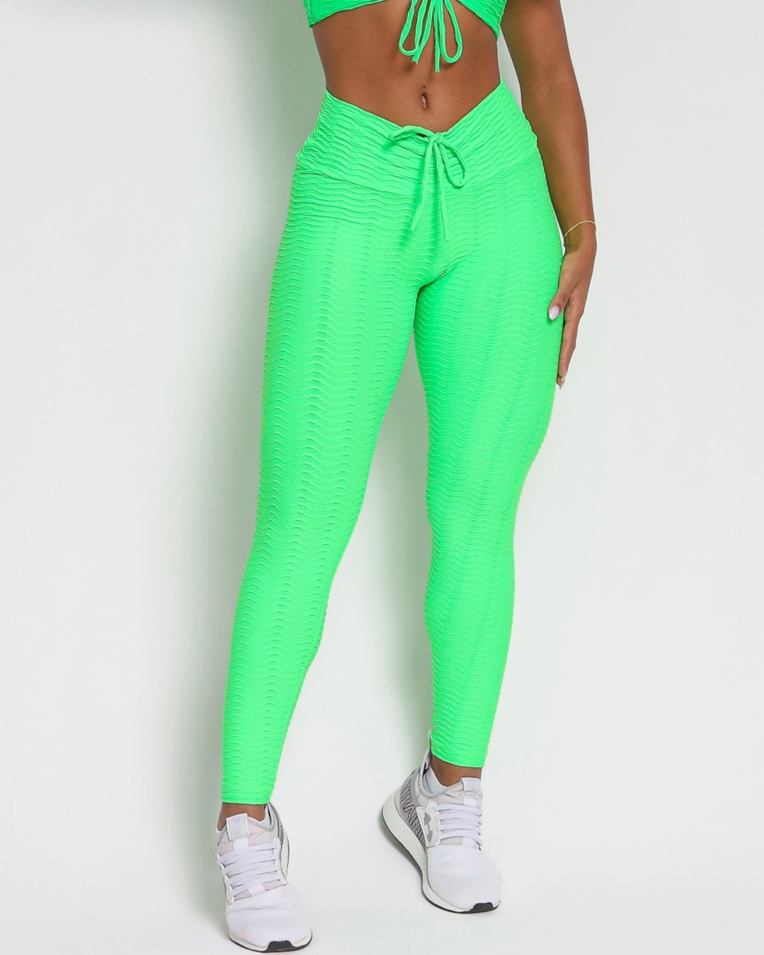 Calça Legging Empina Textura Ondas