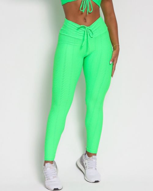 Calça Legging Empina Textura Ondas