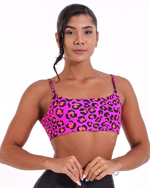 Top Ju Onça Pantanal Rosa