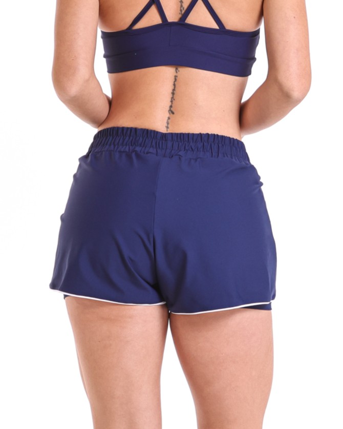 Short Boxer Transpassado Bicolor