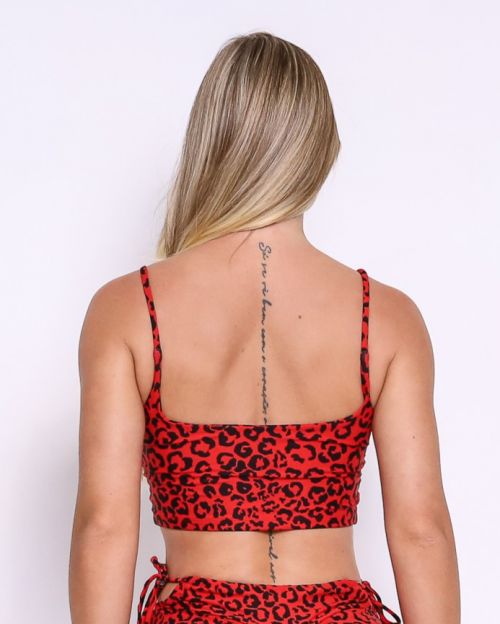 Top Bruna Onça Colors Vermelho