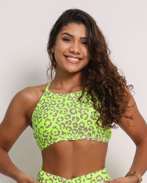 Top Paula Onça Colors Amarelo Zaz