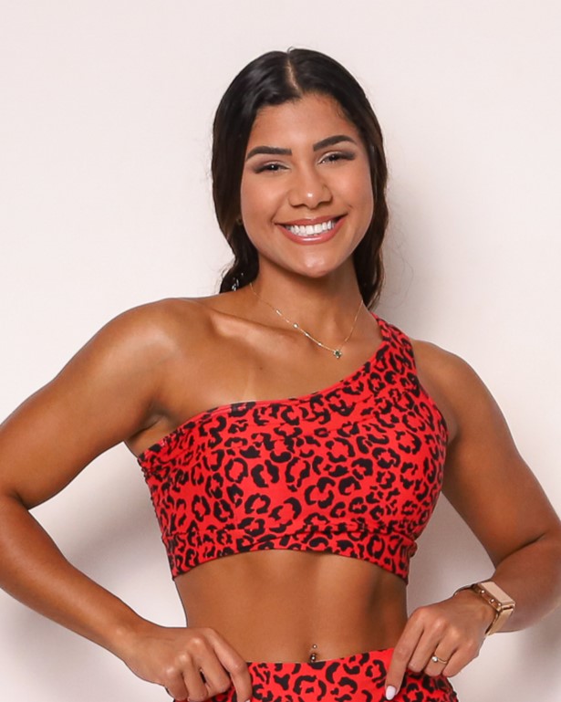 Top Paloma Onça Colors Vermelho