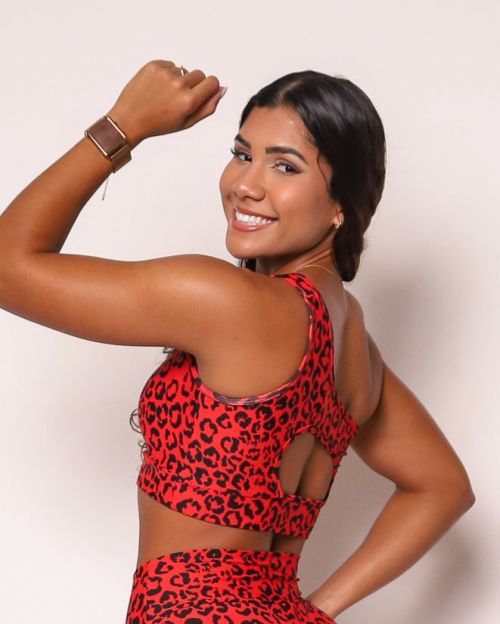 Top Paloma Onça Colors Vermelho