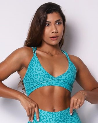 Top Vivi Onça Colors Verde Magia