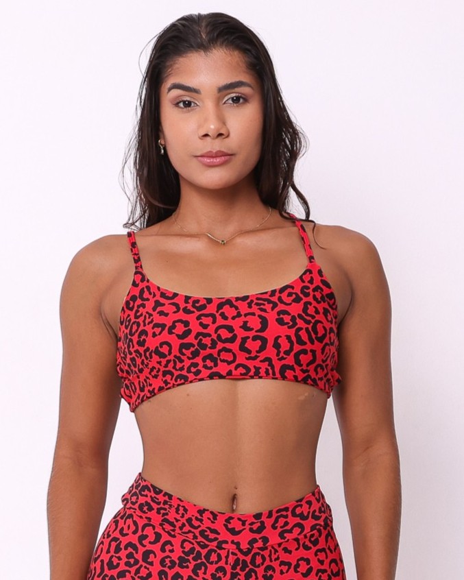 Top Aline Onça Colors Vermelho