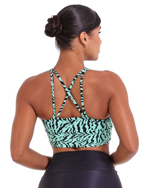 Top Rio Zebra Verde Água
