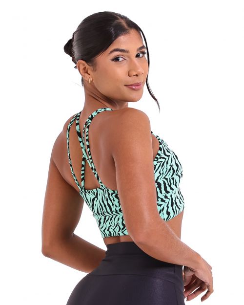Top Rio Zebra Verde Água