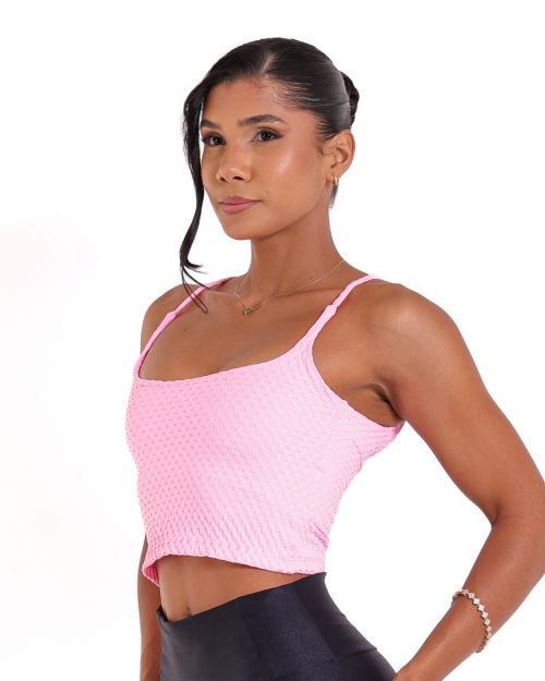 Top Regatinha Textura Soft