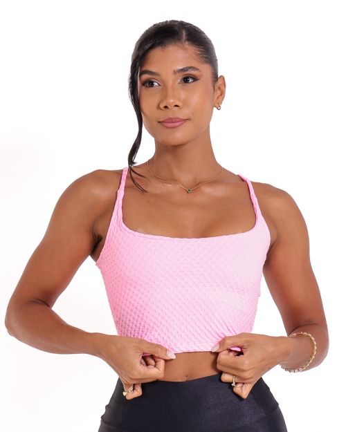 Top Regatinha Textura Soft