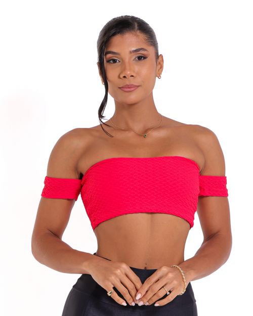 Top Ciganinha Textura Soft