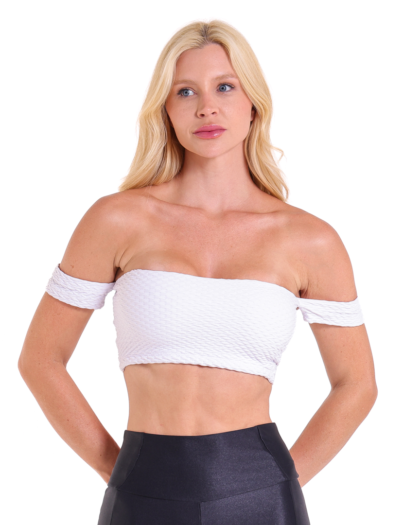 Top Ciganinha Textura Soft