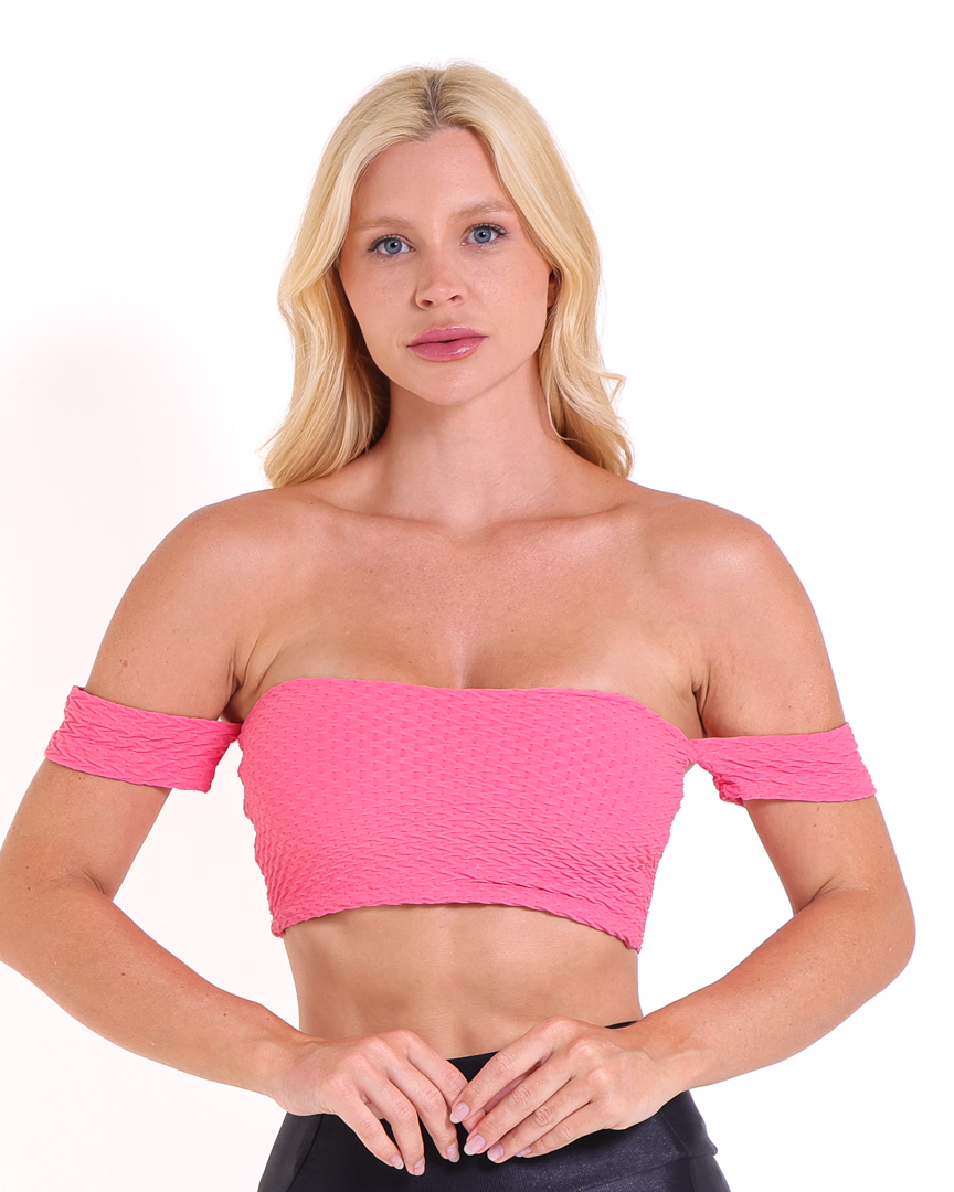 Top Ciganinha Textura Soft
