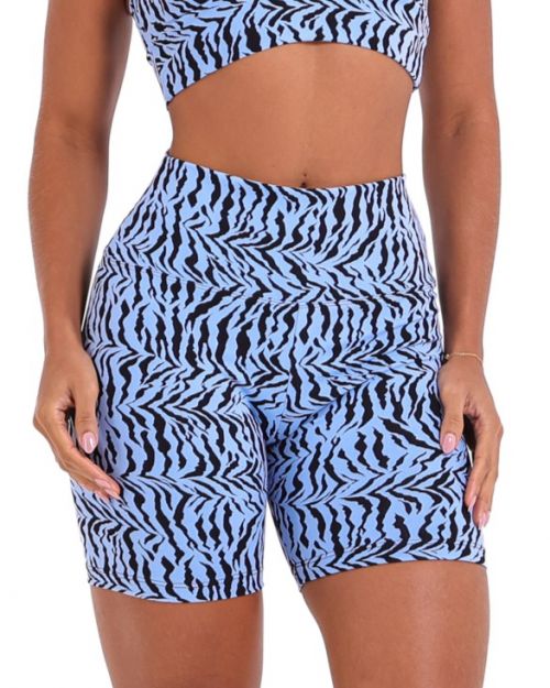 Short Bermuda Zebra Beau Blue