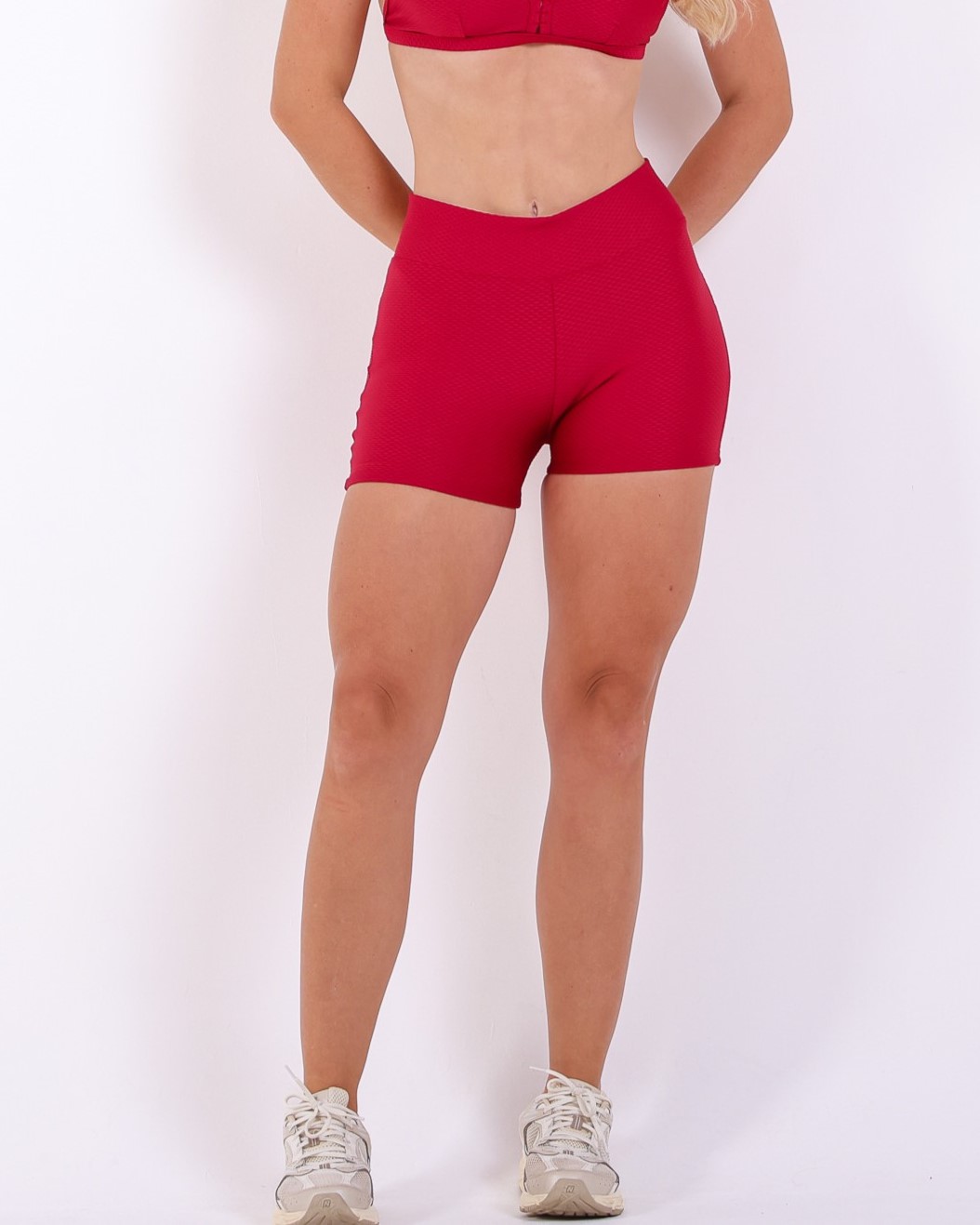 Short Básico Curtinho Textura Colmeia
