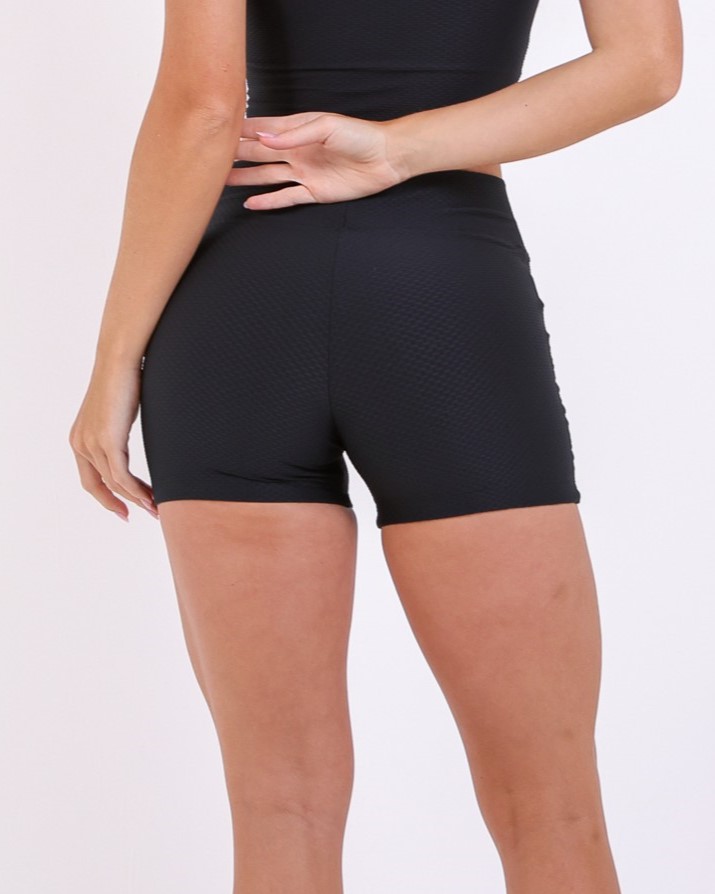 Short Básico Curtinho Textura Colmeia