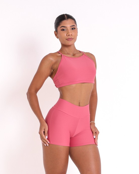 Conjunto Short Básico Curtinho Light + Top Paula