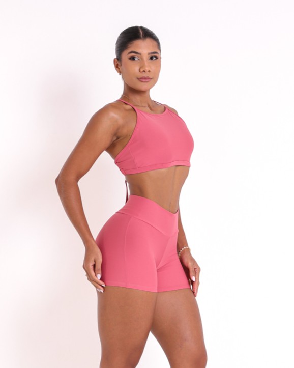 Conjunto Short Básico Curtinho Light + Top Paula