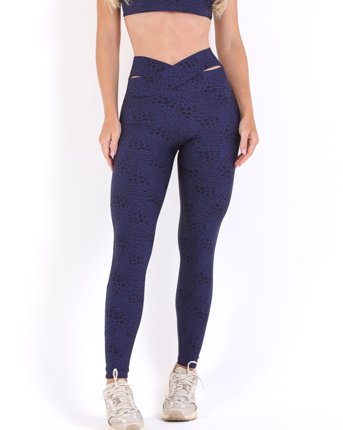 Calça Legging Básica Cós Cruzado Feline (P)