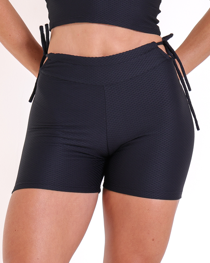 Short Empina Ajuste Textura Colmeia