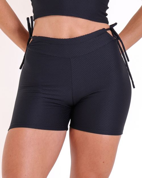 Short Empina Ajuste Textura Colmeia