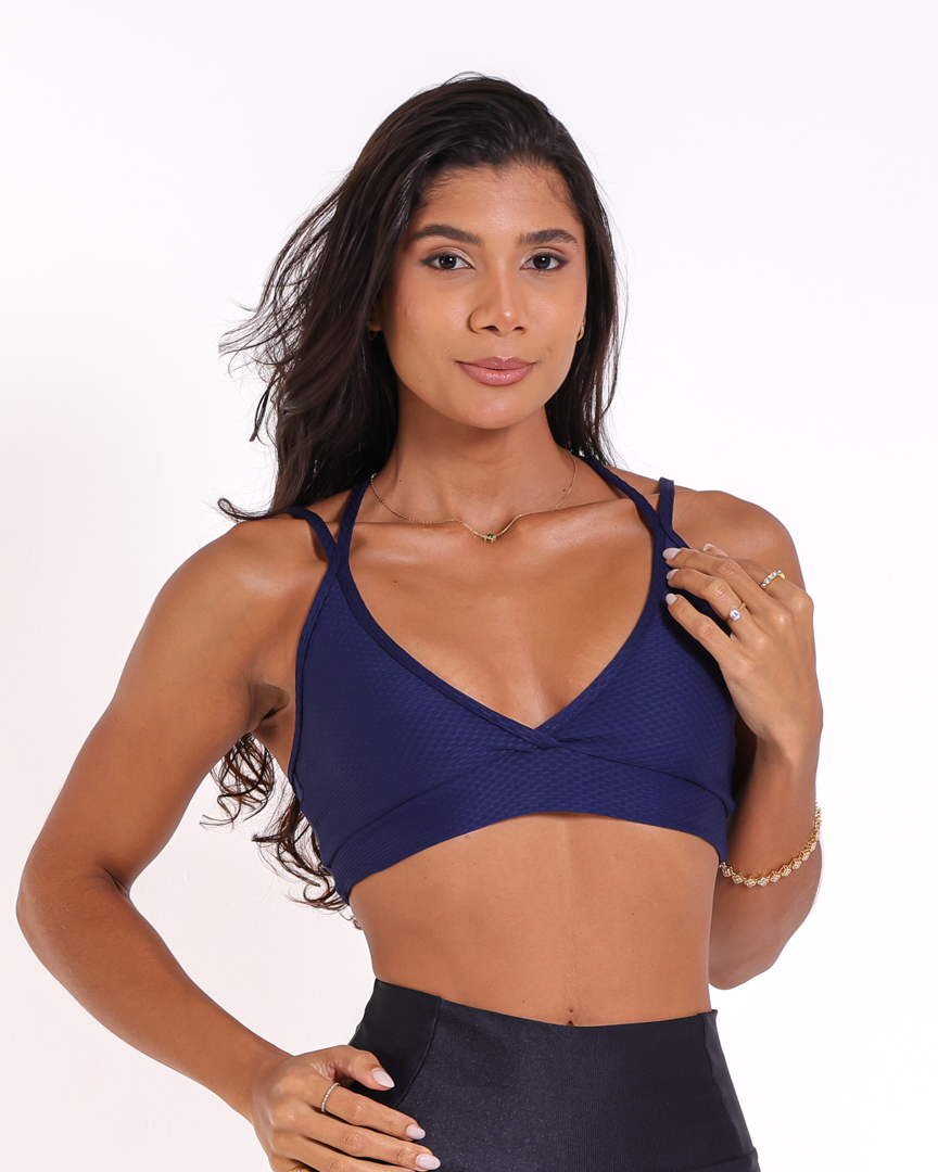 Top Vivi Textura Colmeia