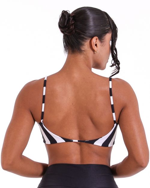 Top Ju Listrado Maxi Branco