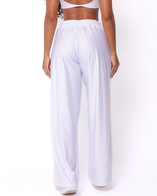 Calça Pantalona Wide Animal Print