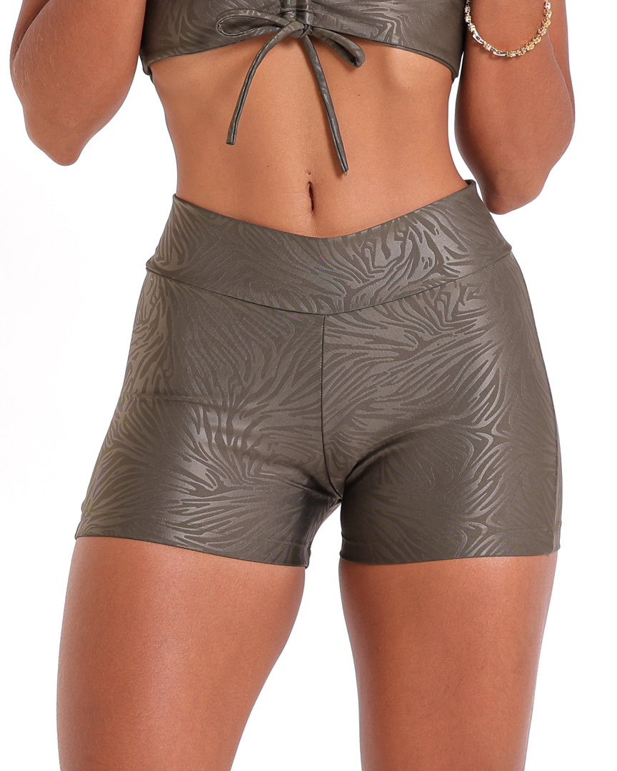 Short Curtinho Cirre Zebra