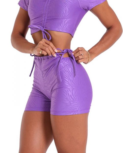 Short Empina Ajuste Cirre Zebra