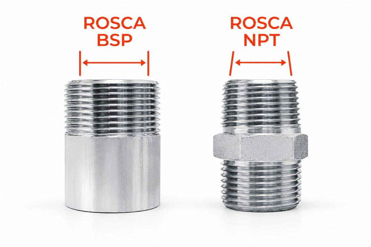 Rosca BSP x NPT: diferen�as e como identificar